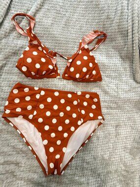 Xhilaration Polka dot Bikini set